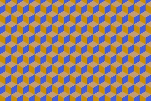 Geometric Wallpapers to Expand Narrow Hallways