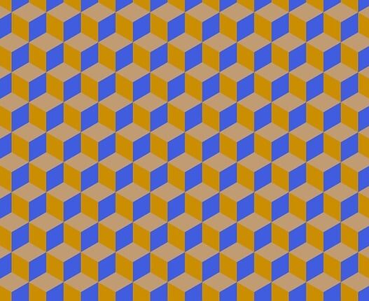 Geometric Wallpapers to Expand Narrow Hallways