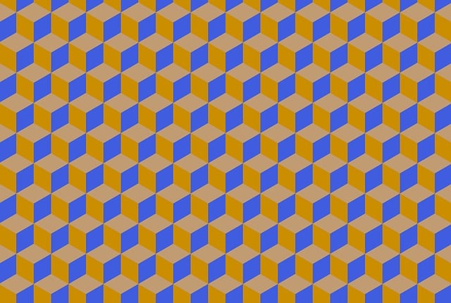 Geometric Wallpapers to Expand Narrow Hallways