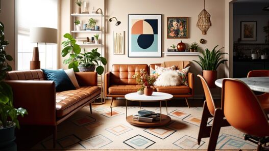 Mid-Century Modern Wallpaper Ideas