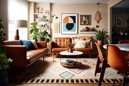 Mid-Century Modern Wallpaper Ideas